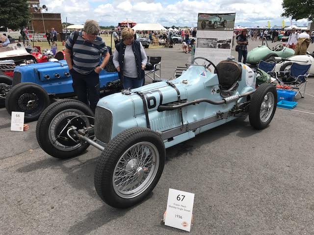 Vintage racing cars